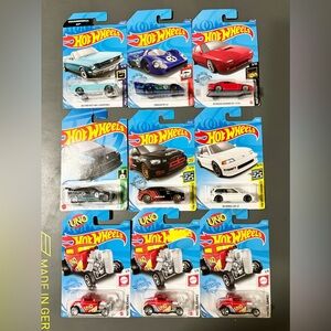Hot wheels  Die-Cast Cars 9 cars